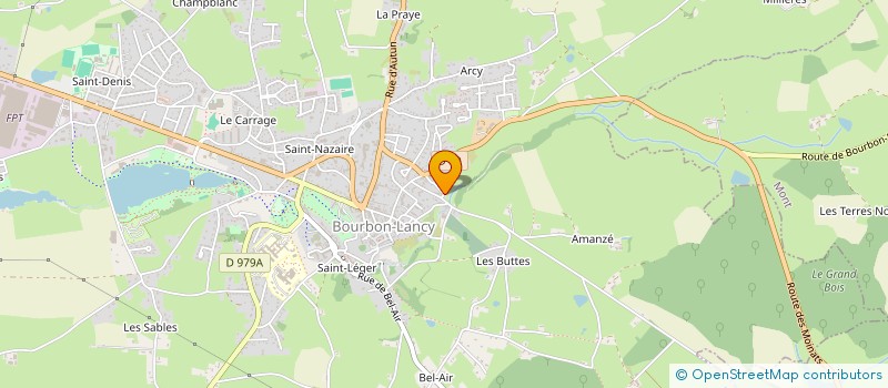 localisation de l'entreprise MADAME ISABEL DELMAS  BOURBON-LANCY