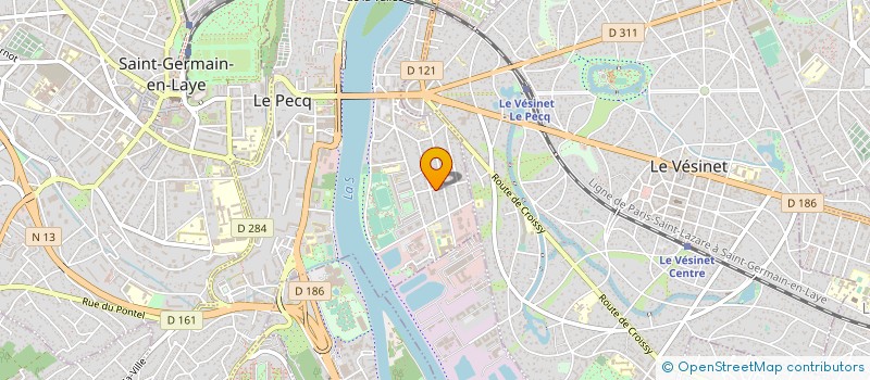 localisation de l'entreprise MADAME ISABEL DIAS  LE PECQ