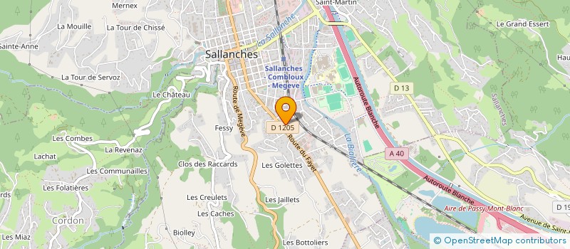 localisation de l'entreprise MADAME ISABEL DIAS à SALLANCHES