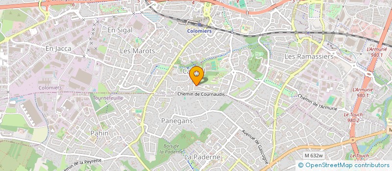 localisation de l'entreprise MADAME ISABEL DIEZ  COLOMIERS