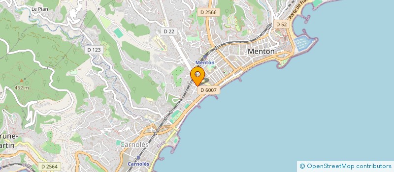 localisation de l'entreprise MADAME ISABEL DOMINGUES VAZ VELHO à MENTON
