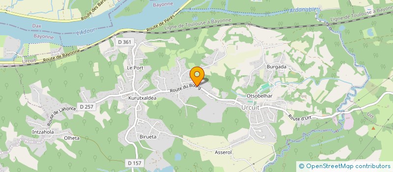 localisation de l'entreprise MADAME ISABEL DOS ANJOS BRANCO  URCUIT