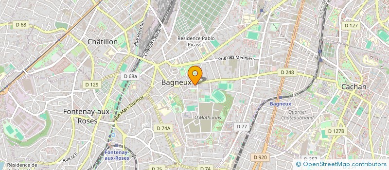 localisation de l'entreprise MADAME ISABEL ESTEVEZ à BAGNEUX