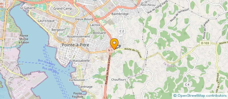 localisation de l'entreprise MADAME ISABEL FERNANDEZ à LES ABYMES
