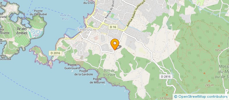 localisation de l'entreprise MADAME ISABEL FERREIRA à SIX-FOURS-LES-PLAGES