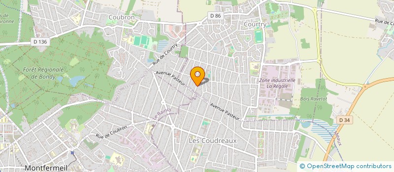 localisation de l'entreprise MADAME ISABEL FERREIRA E SILVA à COURTRY