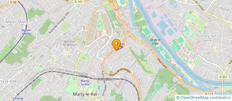 localisation de l'entreprise MADAME ISABEL GUZMAN LOPEZ  LE PORT-MARLY