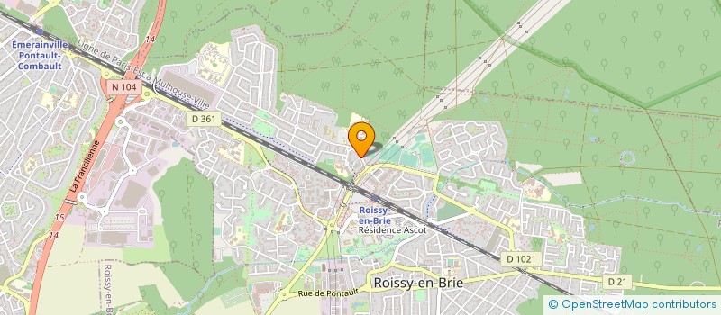 localisation de l'entreprise MADAME ISABEL INTCHAMA  ROISSY-EN-BRIE