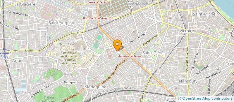 localisation de l'entreprise MADAME ISABEL JIMENEZ  BORDEAUX