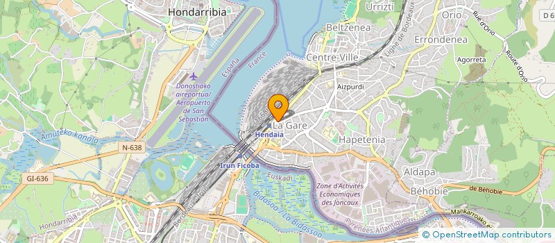 localisation de l'entreprise MADAME ISABEL JIMENEZ GRAVALOS à HENDAYE