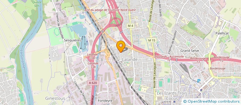 localisation de l'entreprise MADAME ISABEL LAGOA  TOULOUSE