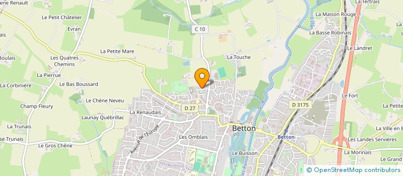 localisation de l'entreprise MADAME ISABEL LELIEVRE  BETTON