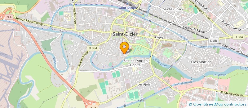 localisation de l'entreprise MADAME ISABEL LOPES à SAINT-DIZIER