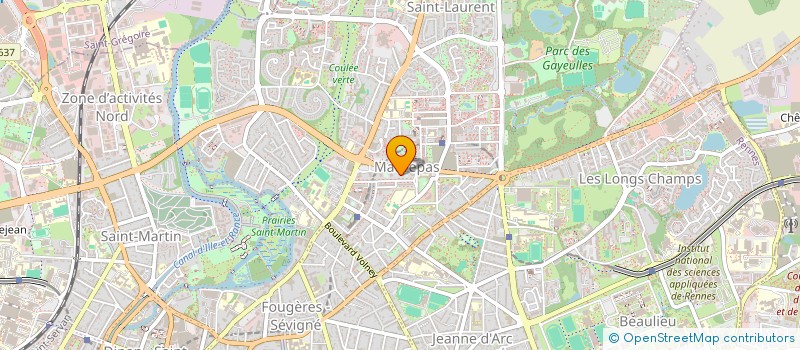localisation de l'entreprise MADAME ISABEL LUFUAKENDA PINDI à RENNES