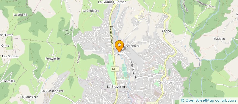 localisation de l'entreprise MADAME ISABEL MARISCAL à SORBIERS