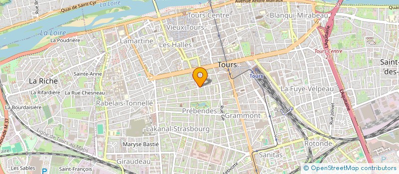 localisation de l'entreprise MADAME ISABEL MONTOYA MONTOYA  TOURS