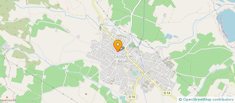 localisation de l'entreprise MADAME ISABEL PASTOR-LLORENTE  CAZOULS-LES-BEZIERS