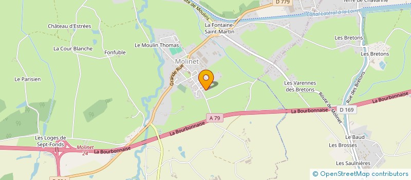 localisation de l'entreprise MADAME ISABEL RIGOLET  MOLINET