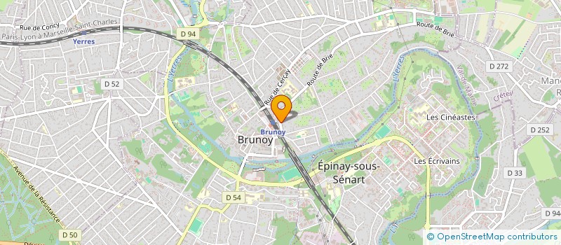 localisation de l'entreprise MADAME ISABEL SANCHEZ DEL RIO  BRUNOY