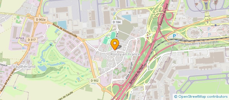 localisation de l'entreprise MADAME ISABEL SOFIA MONTEIRO MAGALHAES  ROISSY-EN-FRANCE