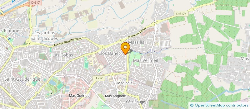 localisation de l'entreprise MADAME ISABEL SORIANO  PERPIGNAN