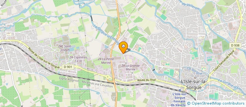 localisation de l'entreprise MADAME ISABEL STEIN  L'ISLE-SUR-LA-SORGUE