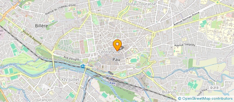 localisation de l'entreprise MADAME ISABEL TORRES à PAU