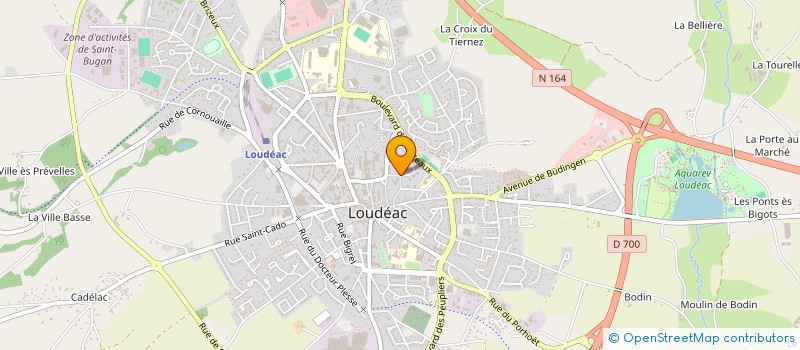 localisation de l'entreprise MADAME ISABEL TORRES CABALLERO à LOUDEAC