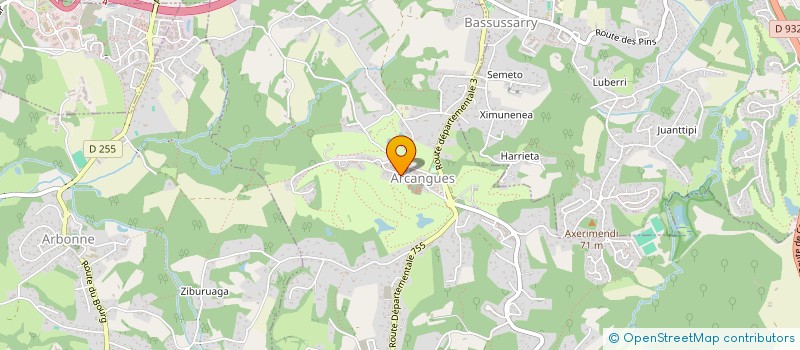 localisation de l'entreprise MADAME ISABEL VANNUCCI  ARCANGUES