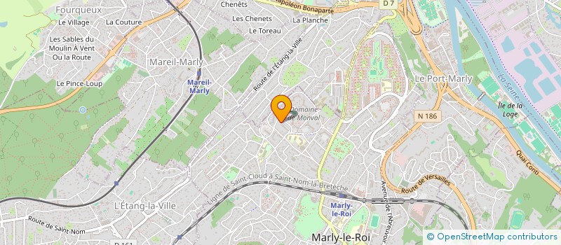 localisation de l'entreprise MADAME ISABELA TEIXEIRA MOTA  MARLY-LE-ROI