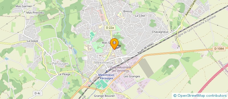 localisation de l'entreprise MADAME ISABELE ALMEIDA ALCATRAO DELZELLE à MEXIMIEUX