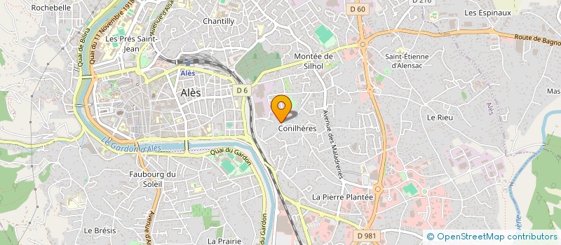 localisation de l'entreprise MADAME ISABELL BALTRUN  ALES