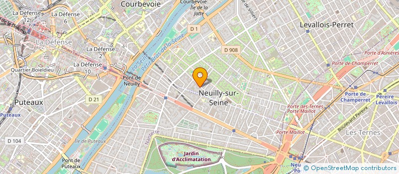 localisation de l'entreprise MADAME ISABELLA BORLO  NEUILLY-SUR-SEINE