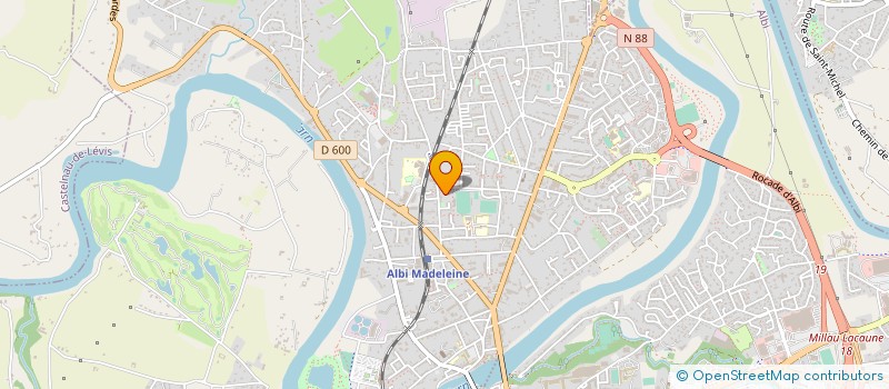 localisation de l'entreprise MADAME ISABELLA BURD  ALBI