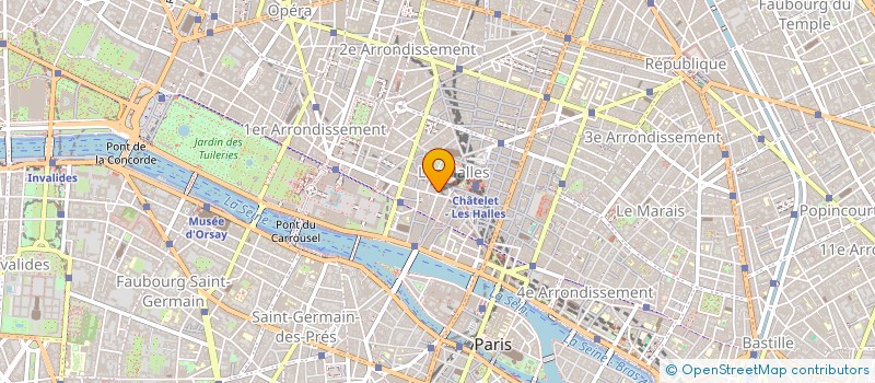 localisation de l'entreprise MADAME ISABELLA CHIARIOTTI à PARIS
