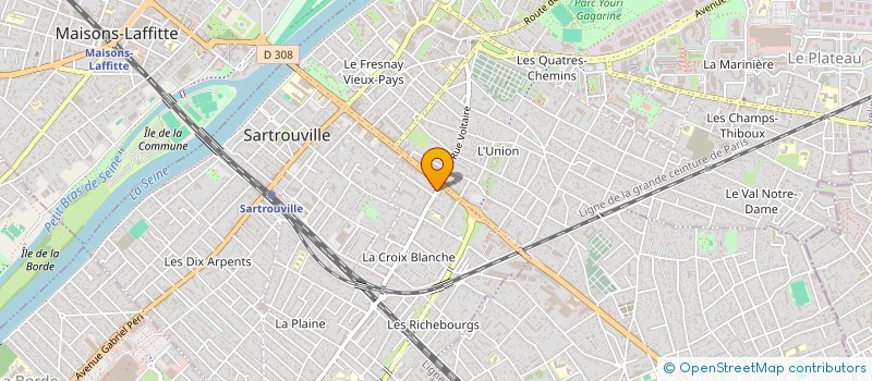 localisation de l'entreprise MADAME ISABELLA DADAEV à SARTROUVILLE