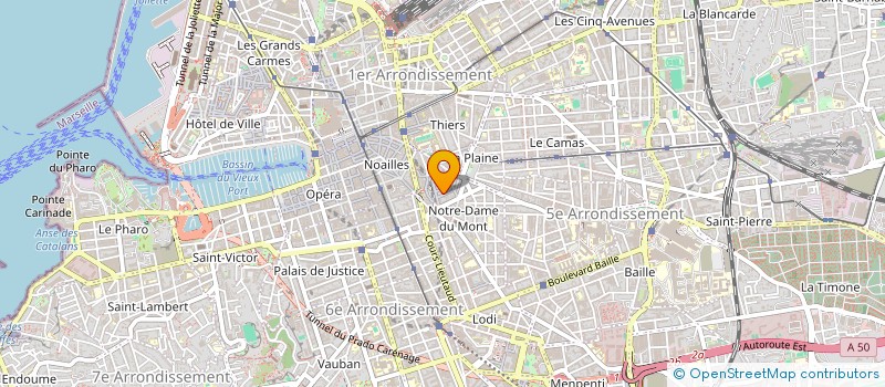 localisation de l'entreprise MADAME ISABELLA LOUDON  MARSEILLE