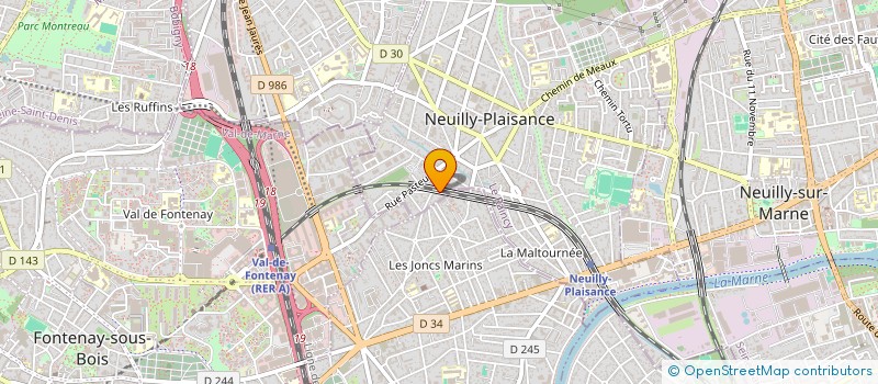 localisation de l'entreprise MADAME ISABELLA NARVAES GOMES BRASIL  NEUILLY-PLAISANCE