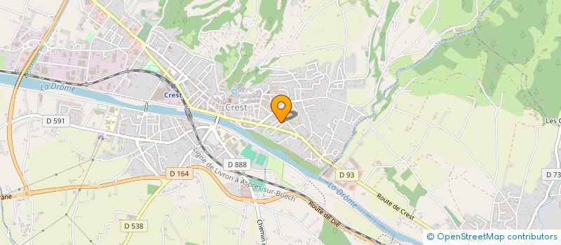 localisation de l'entreprise MADAME ISABELLA OULTON  CREST