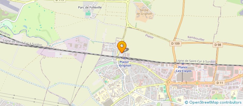 localisation de l'entreprise MADAME ISABELLA PAOLELLA  PLAISIR