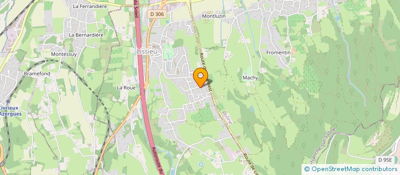 localisation de l'entreprise MADAME ISABELLA PAROLINI  LISSIEU