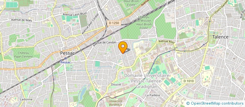 localisation de l'entreprise MADAME ISABELLA REYES à PESSAC