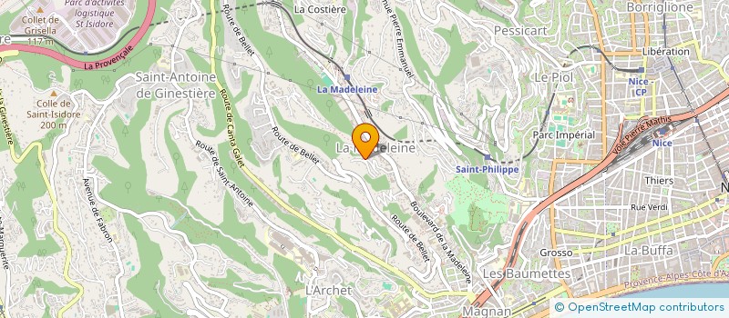 localisation de l'entreprise MADAME ISABELLA TASSONE  NICE