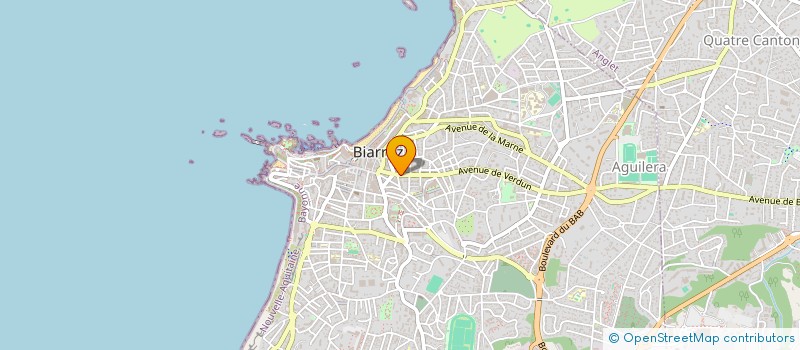 localisation de l'entreprise MADAME ISABELLE ABADIE à BIARRITZ