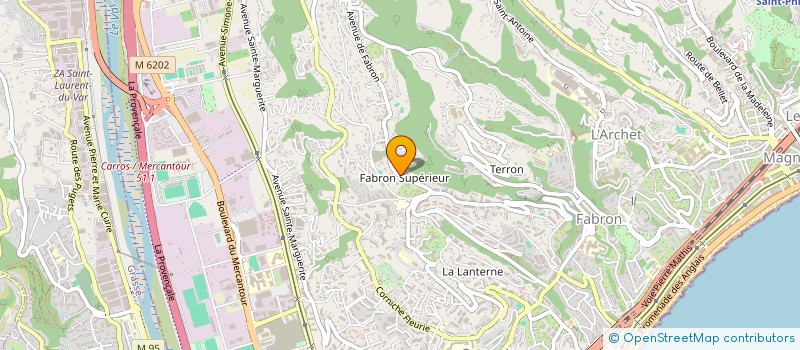localisation de l'entreprise MADAME ISABELLE ABATE  NICE