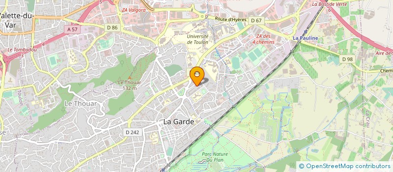 localisation de l'entreprise MADAME ISABELLE ABES  LA CRAU