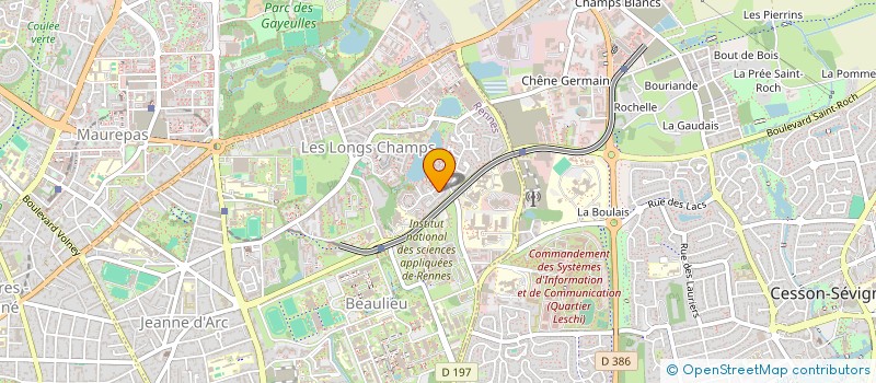 localisation de l'entreprise MADAME ISABELLE ABOT  RENNES