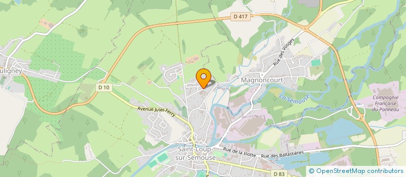 localisation de l'entreprise MADAME ISABELLE ABSALON à SAINT-LOUP-SUR-SEMOUSE