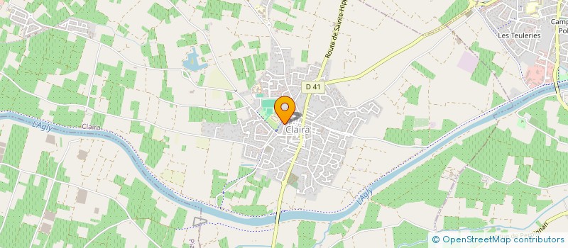 localisation de l'entreprise MADAME ISABELLE ACENSIO  CLAIRA