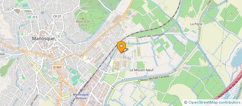 localisation de l'entreprise MADAME ISABELLE ACHER à MANOSQUE